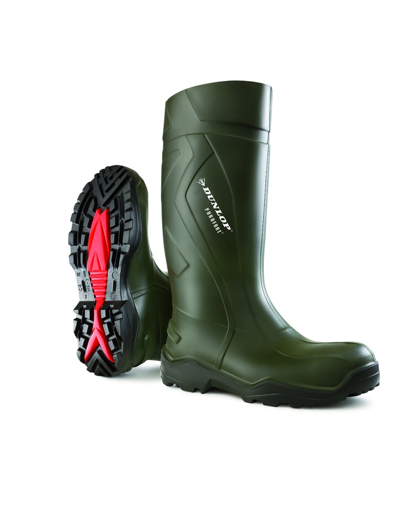 BOTTE PUROFORT+ FULL SAFETY S5 CI VERT (1PR)