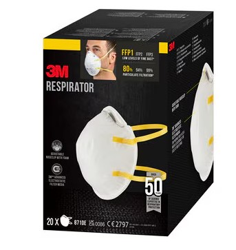 STOFMASKER 8710E FFP1 (20ST)