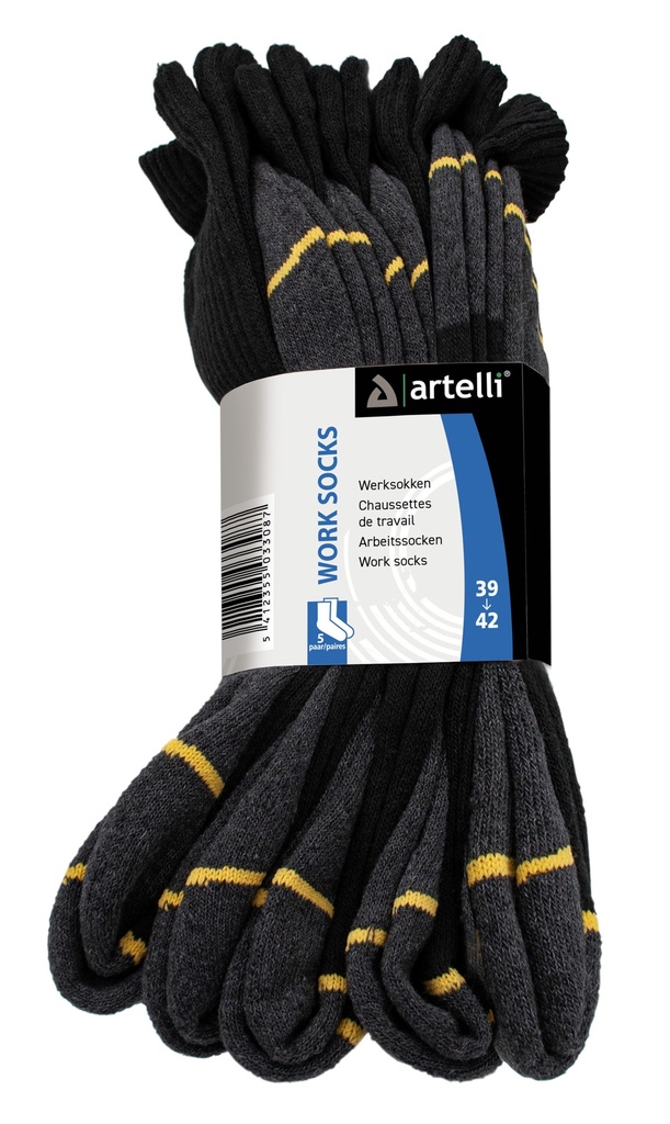 OMDOOS PROMO SOKKEN ARTELLI (24x5pack: 8x39/42 16x43/46)