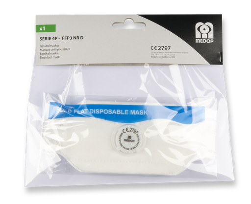 [1048852] STOFMASKER 4P FFP3 NR D WITH VALVE 1 ST (1ST)