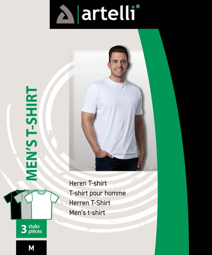 [1060361] PROMO T-SHIRT ARTELLI (5M/10L/10XL/5XXL)