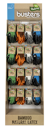 [1045856] BAMBOO PRESENTOIR GANTS MIX 16x10 PR (1PC)