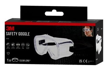 [1042872] GOGGLE 4800 TRANSP (1PC)