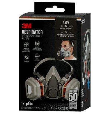 [1042867] HALFMASKER 6002CN A2P2 SET (1ST)